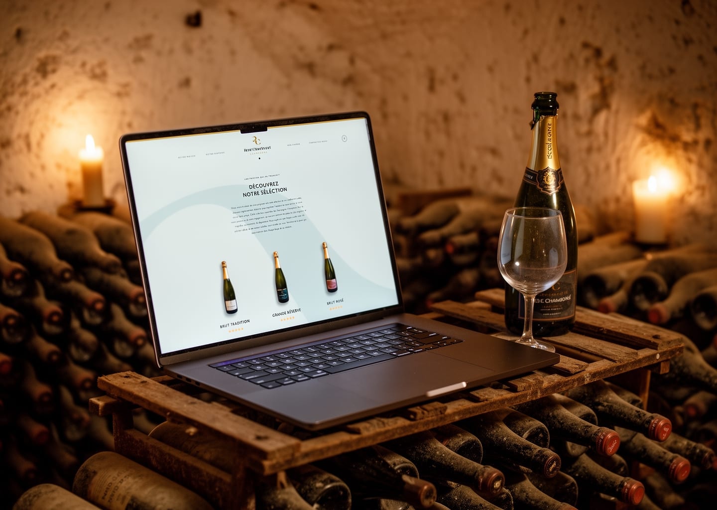 Aperçu du site Champagne Chardonnet