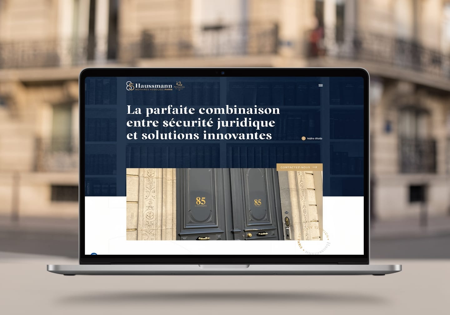 Aperçu du site 85 Haussmann
