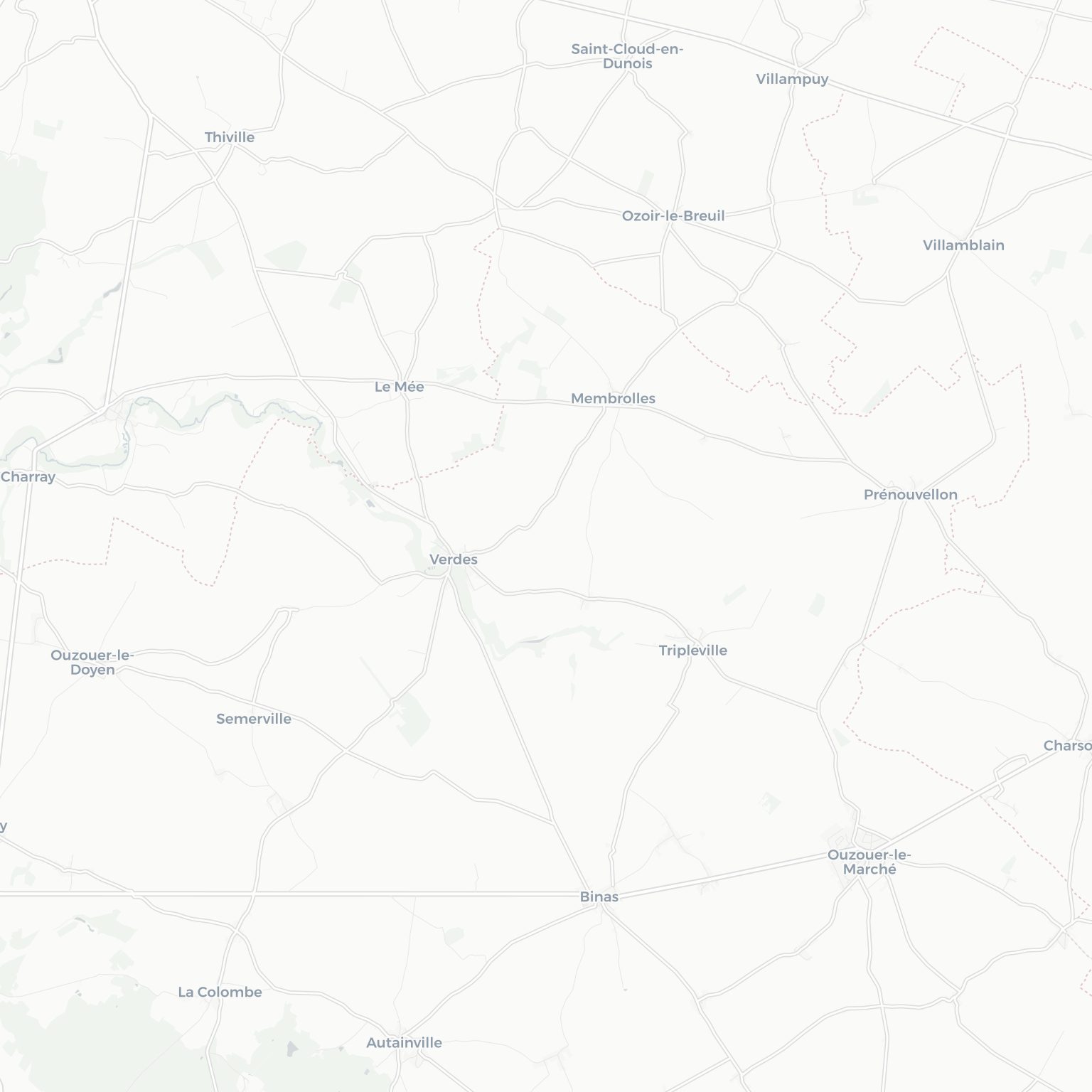 Carte de Beauce la Romaine et ses environs, dans le Loir-et-Cher (Centre-Val de Loire)